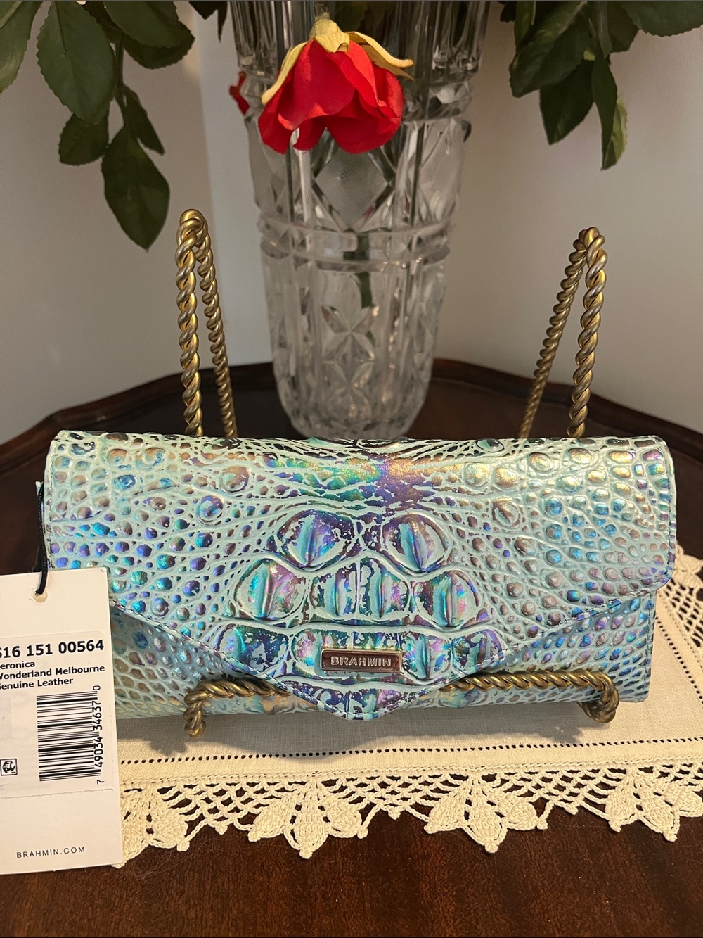 NWT Brahmin Veronica Wonderland Melbourne wallet